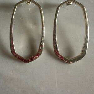 Kendra Scott large gold earrings